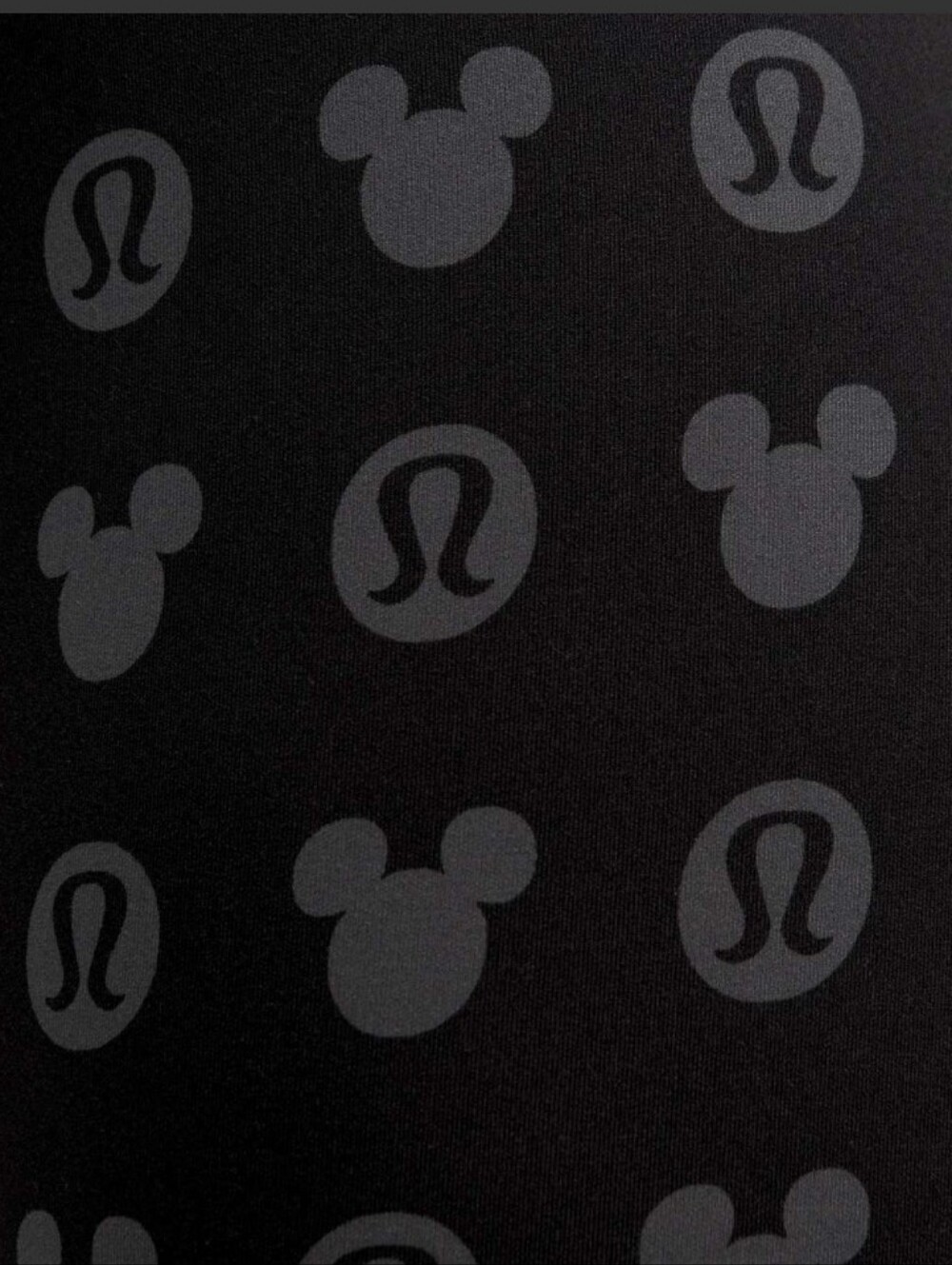 Disney x Lululemon *Wunder Train High-Rise Tight 25" Disney Classic Black - Picture 4 of 10